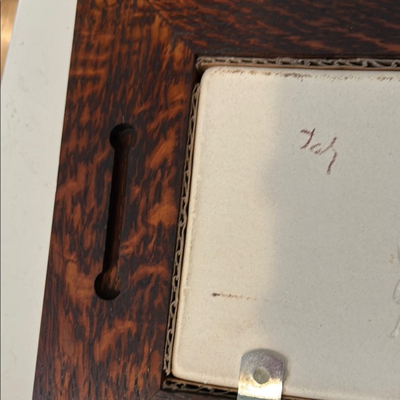 STUNNING wooden Framed Ceramic Tile Art with birds doves and trees by Motawi - Picture 10 of 14